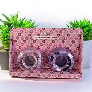 JUBILLIE Set of 2 Pink Purple Donut Sippers Waterbottles NEW NIB